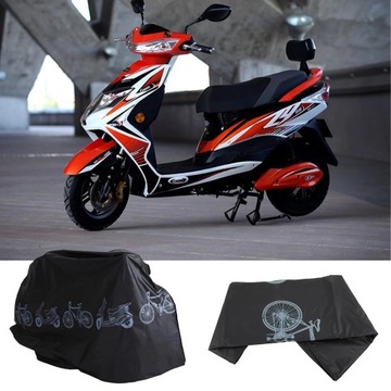 ВЕЛОСИПЕДНЫЙ ЧЕХОЛ, скутер, мотоцикл, водонепроницаемый, ЗИМА/ЛЕТО, складной, черный