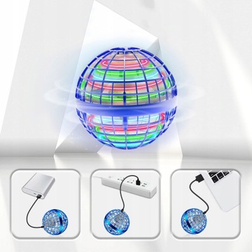 ЛЕТАЮЩИЙ ШАР БУМЕРАНГ СПИННЕР НЕПОДА СПИННЕР LED