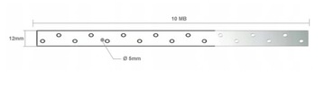 Лента монтажная перфорированная CIESIELSKA 12х0,7 10 метров