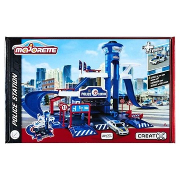Полицейская база + 1 автомобиль Majorette