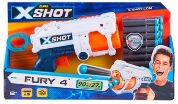 Pistolet ZURU X-SHOT FURRY 4 na 27 m i 16 strzałek