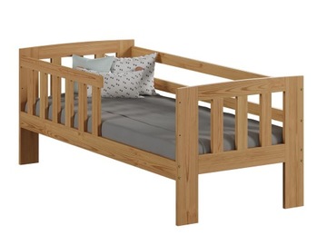 ŁÓŻKO DZIECIĘCE DREWNIANE ALA 160X70 OLCHA