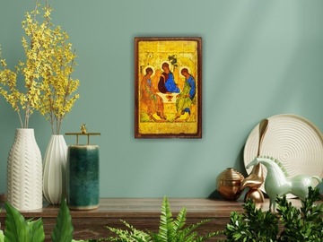 IKONA RĘCZNA ROBOTA - TRÓJCA ŚWIĘTA E