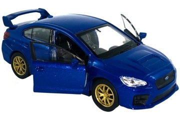 SUBARU WRX STI MODEL METAL WELLY 1:34 NIEBIESKI