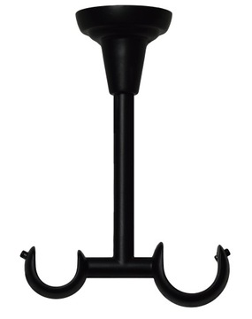 Wspornik PODW. 25+19 mm SUFITOWY do karniszy Loft