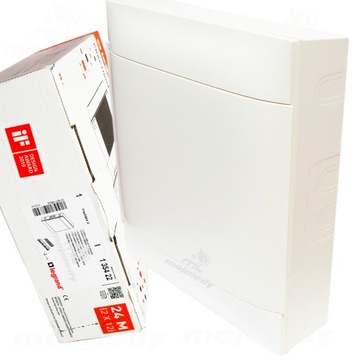 Rozdzielnia natynkowa 2x12 S-24 N+PE drzwi 135422