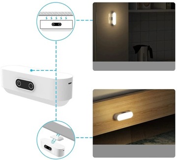 Светодиодный светильник с датчиком движения для установки сумеречного датчика USB C