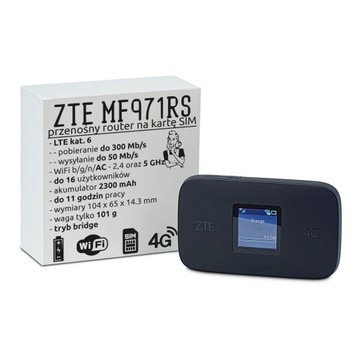 ZTE MF971 przenośny router 4G LTE na kartę SIM