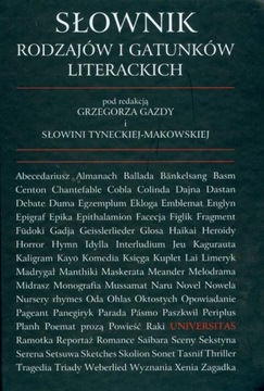 Słownik rodzajów i gatunków literackich - Praca Zbiorowa | Ebook