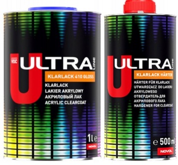 NOVOL KLARLACK 410 GLOSS LAKIER BEZBARWNY 1,5L KPL