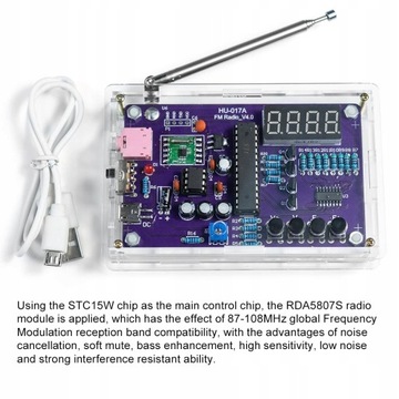 Комплект для сборки радиоприемника «Сделай сам» для пайки оптовых деталей