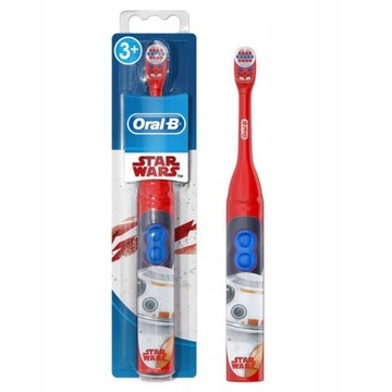 SZCZOTECZKA ELEKTRYCZNA DO ZĘBÓW NA BATERIE ORAL-B STAR WARS DLA DZIECI