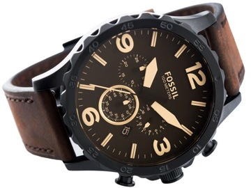 МУЖСКИЕ ЧАСЫ FOSSIL JR1487 NATE Секундомер ДАННЫЕ 100M
