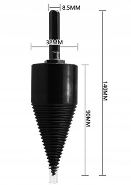 ШНЕКОВЫЙ КОНУС ДЛЯ РАСТВОРЕНИЯ ДРЕВЕСИНЫ, 32 мм, СВЕРЛО 296