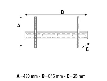КРЕПЛЕНИЕ ДЛЯ ТВ Hama LCD/PLASMA VESA 800X400