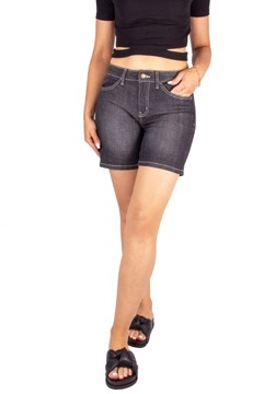 krótkie SPODENKI DAMSKIE jeansowe duże rozmiary DŻINSOWE modne 46 3XL FIRI
