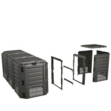 МОДУЛЬ КОМПОСТЕРА COMPOGREEN 1200 Л ЧЕРНЫЙ IKSM1200C PROSPERPLAST