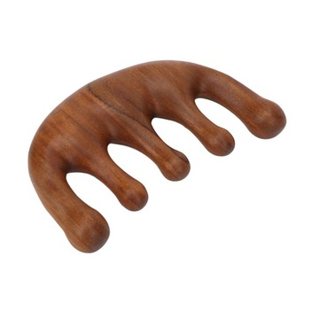 ДЕРЕВЯННАЯ САНДАЛИЯ ГУА ША ГРЕССЕНКА ДЛЯ МАССАЖА ГОЛОВЫ