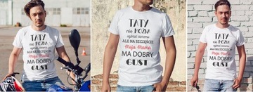 ФУТБОЛКА ДЕНЬ ОТЦА ОТЕЦ МАМА ХОРОШИЙ ВКУС XL КАЧЕСТВО