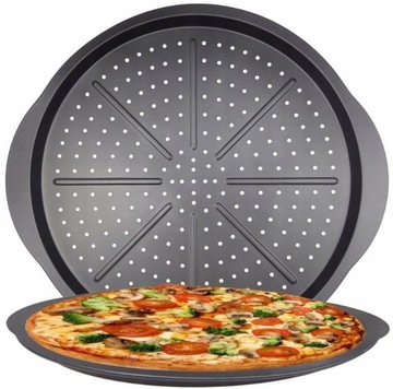 BLACHA FORMA DO PIECZENIA PIZZY BLASZKA TACA 33CM
