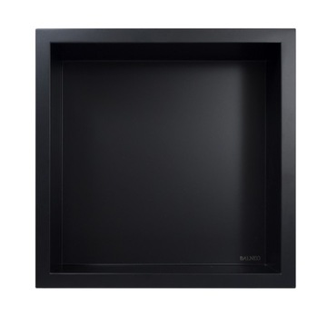 BALNEO Wall–Box ONE Półka wnękowa 30x30x7 Czarna