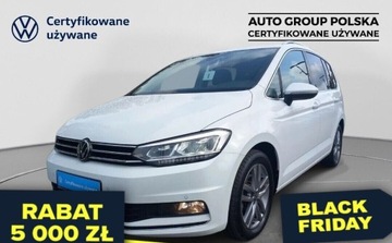 Volkswagen Touran III 2.0 TDI 150KM 2022 Volkswagen Touran Highline, ACC, Podgrzewane fotele, Kamera, Podgrzewana s