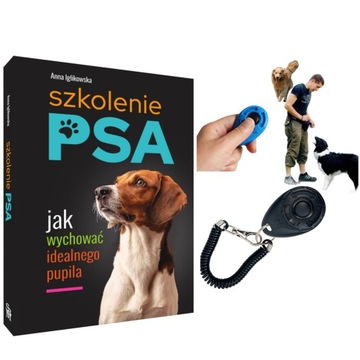 Szkolenie psa Jak tresować psa Poradnik książka + Kliker CLICKER Trening