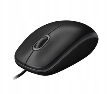 Mysz Logitech B100 przewodowa czarna USB 800 DPI