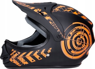 KASK ENDURO CROSS NA SKUTER MOTOCYKL CERTYFIKOWANY
