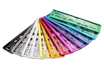 2 РАМКИ ДЛЯ НОМЕРНЫХ ЗНАКОВ, РОЗОВЫЕ + 2 комплекта. БЕСПЛАТНЫЕ винты!!!