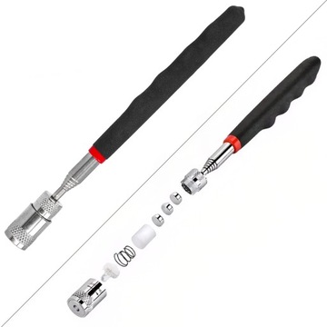 MAGNETIC GRIPPER Светодиодный фонарик, телескопический 68 см, инспекционный магнит