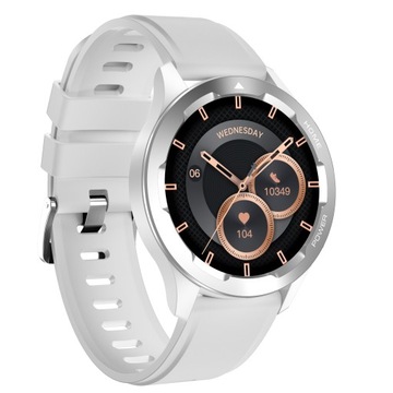 Sportowy Zegarek Smartwatch Wodoodporny Biały