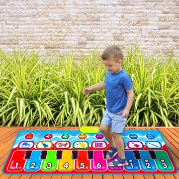 МУЗЫКАЛЬНЫЙ ТАНЦЕВАЛЬНЫЙ КОВРИК ПИАНИНО + ЗАПИСЬ