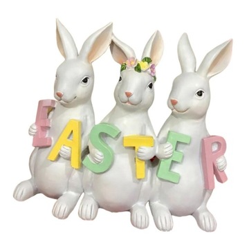 Żywica Easter Bunny Rzeźba Zdjęcie Rekwizyty