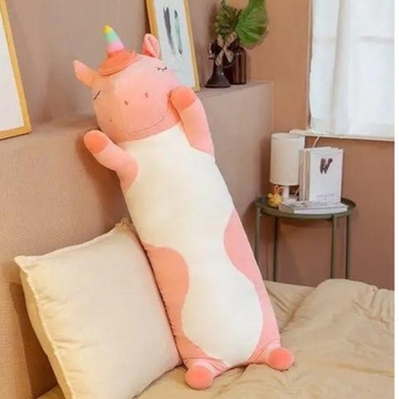 ДЛИННАЯ плюшевая игрушка-подушка UNICORN MASCOT 75 см
