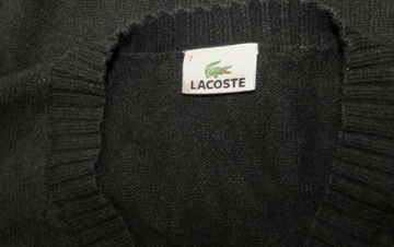 Lacoste sweter z wełną XXL