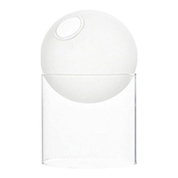 Art Clear Okrągły szklany wazon Tabletop