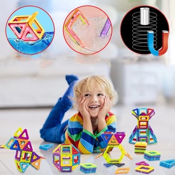 КОНСТРУКТОР МАГНИТНЫЕ БЛОКИ XXL ДЛЯ ДЕТЕЙ, БОЛЬШОЙ РАЗВИВАЮЩИЙ