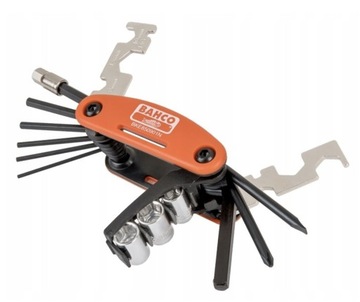 BAHCO BKE850901N ZESTAW KLUCZE ROWEROWE ROWER 17 NARZĘDZI