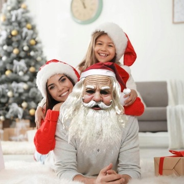 MASKA ŚW.MIKOŁAJA ŚWIĘTA MIKOŁAJ STRÓJ PREZENTY