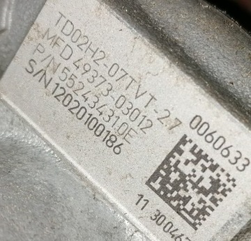 ALFA ROMEO MITO 12R 0.9 TURBO 55243431