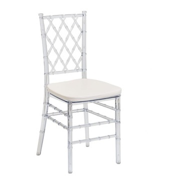 СТУЛ ДЛЯ СВАДЕБНОГО БАНКЕТА, ПРОЗРАЧНЫЙ CHIAVARI PALERMO ПП прозрачный