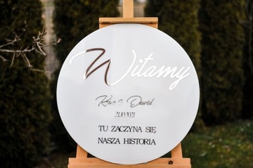 Tablica powitalna wesele dekoracja TAB-3SP