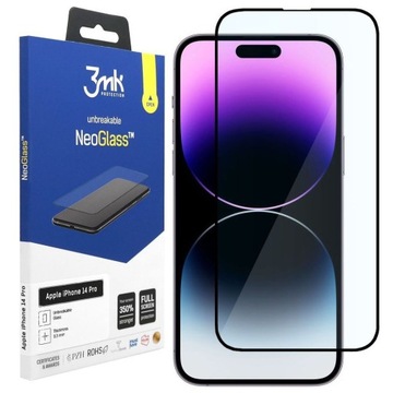 Szkło Kompozytowe Ochronne 3mk NeoGlass do Apple iPhone 14 Pro