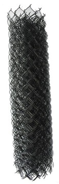 Siatka ogrodzeniowa powlekana czarna 125cm 2,5mm