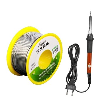 Electric welding soldering iron 60 W. Red