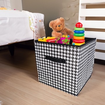 ГАРДЕРОБ-ОРГАНИЗАТОР текстильный ящик 25х25х25 см для хранения одежды