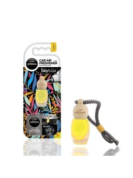 ZAPACH SAMOCHODOWY ZAWIESZKA ODŚWIEŻACZ DO AUTA BIO AROMA CAR BLACK S62523