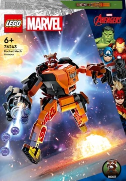 LEGO Super Heroes Mechaniczna zbroja Rocketa 76243