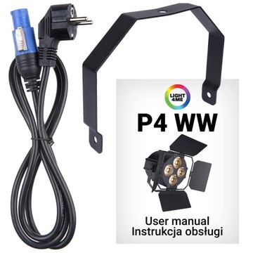 LIGHT4ME P4 WW LED PAR прожектор для сцены теплый белый